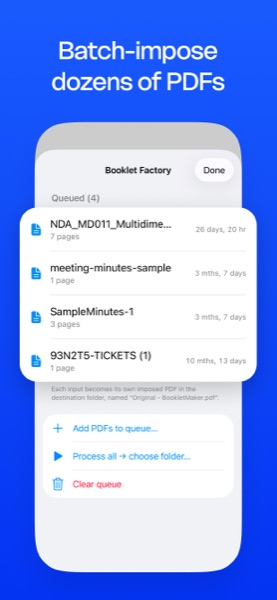 BookletMaker on iPhone — Annotate
