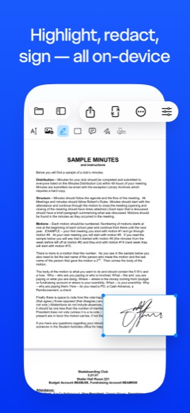 BookletMaker on iPhone — Page numbers