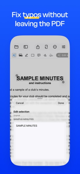 BookletMaker on iPhone — Hole punch margins