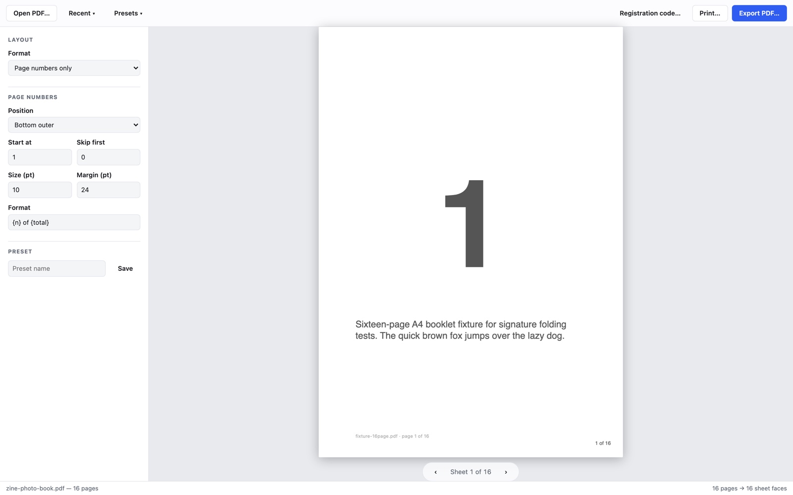 BookletMaker on Windows — 3/4